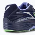 Scarpe da pallavolo da uomo Mizuno Thunder Blade Z blu sera/verde tech/ olite 11