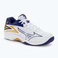 Scarpe da pallavolo da uomo Mizuno Thunder Blade Z bianco/nastro blu/mp oro