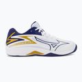 Scarpe da pallavolo da uomo Mizuno Thunder Blade Z bianco/nastro blu/mp oro 2