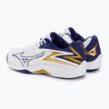 Scarpe da pallavolo da uomo Mizuno Thunder Blade Z bianco/nastro blu/mp oro 4