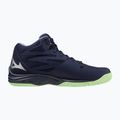 Scarpe da pallavolo da uomo Mizuno Thunder Blade Z Mid blu sera/verde tech/lolite 3