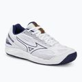 Scarpe da pallavolo da uomo Mizuno Cyclone Speed 4 bianco/blueribbon/mp gold