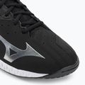 Scarpe da pallamano da uomo Mizuno Wave GK nero/argento/bianco 7