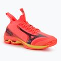 Scarpe da pallavolo da uomo Mizuno Wave Lightning Neo2 neon flame/nero/bolt2