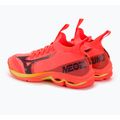 Scarpe da pallavolo da uomo Mizuno Wave Lightning Neo2 neon flame/nero/bolt2 4