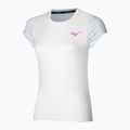 Maglietta da tennis da donna Mizuno Charge Printed Tee bianco 3