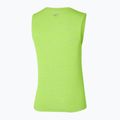 Maglia da corsa Mizuno Impulse Core lime da uomo 2