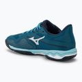 Scarpe da tennis da uomo Mizuno Wave Exceed Light 2 AC blu marocchino / bianco / bluejay 3