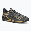 Scarpe da tennis da uomo Mizuno Wave Exceed Tour 6 AC iron gate/oro/nero