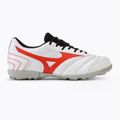 Scarpe da calcio per bambini Mizuno MRL Sala Club TF Jr bianco/rosso radiante 2