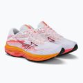 Scarpe da corsa da donna Mizuno Wave Rider 27 bianco/nero/dubarry 5