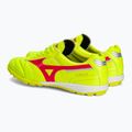 Scarpe da calcio Mizuno Morelia Sala Elite TF giallo sicurezza/fuoco corallo 2/galaxy argento uomo 4