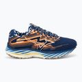 Scarpe da corsa da donna Mizuno Wave Rider 27 Roxy accademia navale / bianco / peach fuzz 2