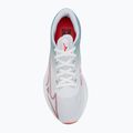 Scarpe da corsa da donna Mizuno Wave Rebellion Sonic 2 fiume bianco/cayenne/nebbia grigia 5