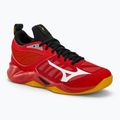 Scarpe da pallavolo da uomo Mizuno Wave Dimension rosso radioso/bianco/carota