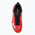 Scarpe da pallavolo da uomo Mizuno Wave Dimension rosso radioso/bianco/carota 5