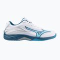 Scarpe da pallavolo da uomo Mizuno Thunder Blade Z bianco/blu marina/argento 8