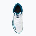 Scarpe da pallavolo da uomo Mizuno Thunder Blade Z Mid bianco/blu marina/argento 5
