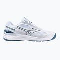 Scarpe da pallavolo da uomo Mizuno Cyclone Speed 4 bianco/blu marina/argento 8