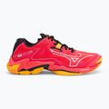 Mizuno Wave Lightning Z8 scarpe da pallavolo rosso radioso/bianco/arancio 2