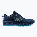 Scarpe da corsa da uomo Mizuno Wave Mujin 10 dress blues/verde brillante/swim cap 9
