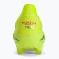 Scarpe da calcio Mizuno Morelia Neo IV Β Elite MD giallo sicurezza/fuoco corallo 2/argento galassia da uomo 8
