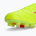 Scarpe da calcio Mizuno Morelia Neo IV Β Elite MD giallo sicurezza/fuoco corallo 2/argento galassia da uomo 9
