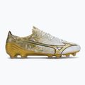 Scarpe da calcio Mizuno da uomo Αlpha Elite MD bianco/oro/nero 2