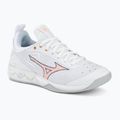 Scarpe da pallavolo donna Mizuno Wave Luminous 2 bianco/navy peonia/pesca parfait