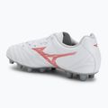 Scarpe da calcio Mizuno Monarcida Neo III Select Jr MD da bambino bianco/rosso radiante 3