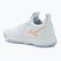 Scarpe da pallavolo donna Mizuno Wave Momentum 3 bianco/marino peonia/pesca parfait 3