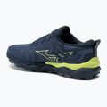 Scarpe da corsa da uomo Mizuno Wave Daichi 8 navy peony/verde brillante/blu scuro 3