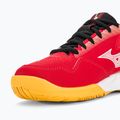 Scarpe da pallamano Mizuno Stealth Star 2 Jr per bambini rosso radioso/bianco/carota 8