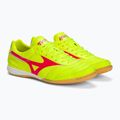 Mizuno Morelia Sala Elite IN giallo sicurezza/fuoco corallo 2/argento galassia scarpe da calcio uomo 5