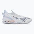 Scarpe da pallamano da donna Mizuno Wave Mirage 5 bianco/navy peonia/pesca parfait 2