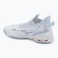 Scarpe da pallamano da donna Mizuno Wave Mirage 5 bianco/navy peonia/pesca parfait 3