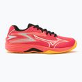 Mizuno Lightning Star Z7 scarpe da pallavolo per bambini rosso radioso/bianco/carota 2