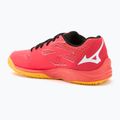 Mizuno Lightning Star Z7 scarpe da pallavolo per bambini rosso radioso/bianco/carota 3