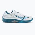 Scarpe da pallavolo Mizuno Lightning Star Z7 bianco/blu marina/argento per bambini 2