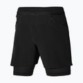 Pantaloncini da corsa Mizuno ER 5.5" 2IN1 da uomo, nero 2