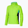 Giacca Mizuno Alpha Uomo Giacca da corsa lime