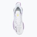 Scarpe da pallamano da donna Mizuno Wave Mirage 5 bianco/patria viola/quince 5