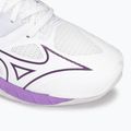 Scarpe da pallamano da donna Mizuno Wave Mirage 5 bianco/patria viola/quince 7