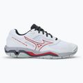 Scarpe da pallamano da uomo Mizuno Wave Phantom 3 bianco/salsa/nero 2