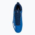 Scarpe da pallavolo da donna Mizuno Wave Dimension Mid blu mugen/bianco/blu estense 5
