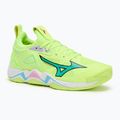 Mizuno Wave Momentum 3 scarpe da pallavolo neo lime/nero/splish splash