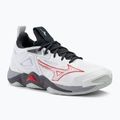 Scarpe da pallavolo da uomo Mizuno Wave Momentum 3 bianco/salsa/nero