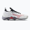 Scarpe da pallavolo da uomo Mizuno Wave Momentum 3 bianco/salsa/nero 2