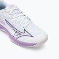 Scarpe da pallavolo per bambini Mizuno Lightning Star Z7 bianco/viola patrizia/coppia 7