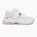 Scarpe da pallavolo donna Mizuno Wave Lightning Z8 Mid bianco/aleuziano/rosa scuro 2